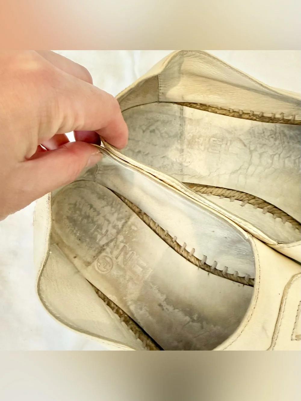 CHANEL authentic espadrille